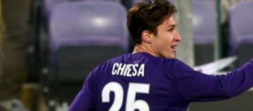 Federico Chiesa, centrocampista offensivo della Fiorentina.