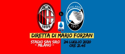 Serie A - 36ma di campionato Milan - Atalanta alle 21.45