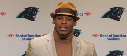 Newton signed an incentive-laden one-year deal with Patriots (Image Credit: Carolina Panthers/YouTube)