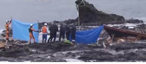 North Korean ‘ghost ships’ wash up in Japan. [Image source/CNN YouTube video]