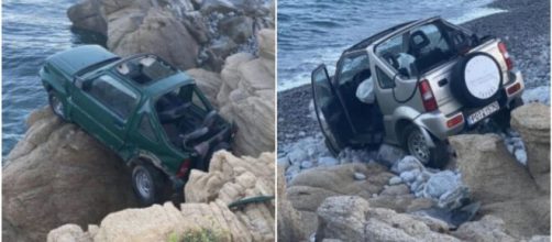 Perugia, Carlotta giù per la scogliera a Mykonos: jeep forse troppo vecchia per circolare.