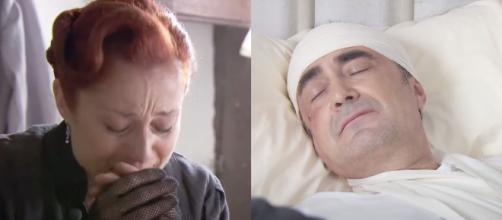 Una vita, trame spagnole: Carmen ritrova Ramon in un letto d'ospedale.