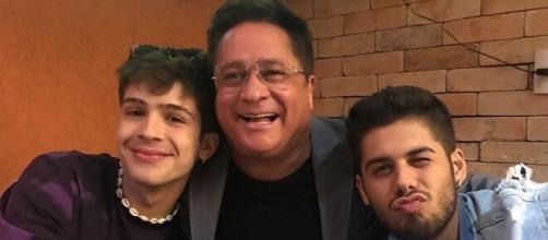 João Guilherme, Leonardo e Zé Felipe. (Reprodução/ Instagram)