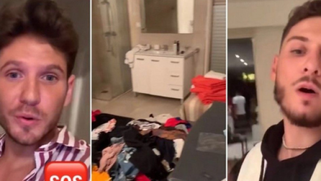 Sebydaddy, Brayn et Adrien Laurent cambriolés pendant qu'ils étaient en soirée, ils découvrent l'état de leur villa.