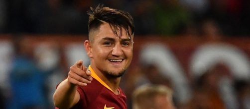 Cengiz Under, centrocampista offensivo della Roma.