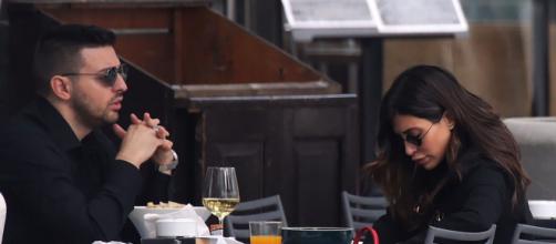 Diego Granese e Mila Suarez a pranzo a Milano.