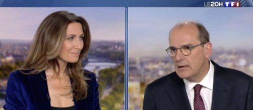 Le nouveau premier ministre s'agace sur le plateau de TF1 : Photo capture d'écran 20h de TF1