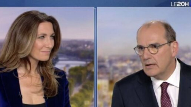 Le nouveau premier ministre s'agace sur le plateau de TF1 : Photo capture d'écran 20h de TF1