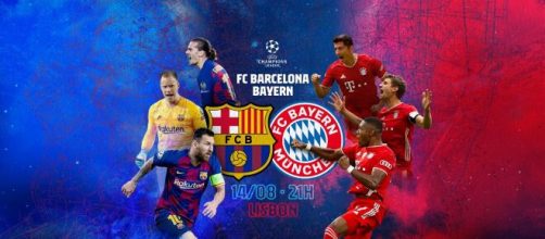 Barcelona e Bayern de Munique se enfrentam nas quartas de final da UEFA Champions League. (Arquivo Blasting News)
