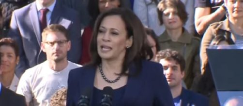 Kamala Harris becomes first woman of color to run for vice president on a major party ticket. [Image source/CBS This Morning YouTube video]