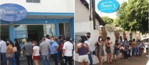 Moradores compram produtos de sorveteria para não perder por falta de energia. (Arquivo Blasting News)