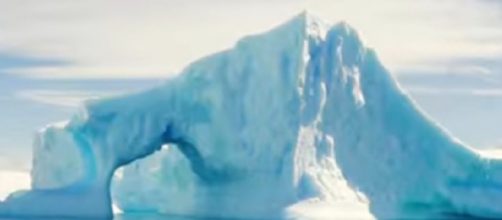 NASA is tracking ice melt of Greenland. [Image source/Great Big Story YouTube video]