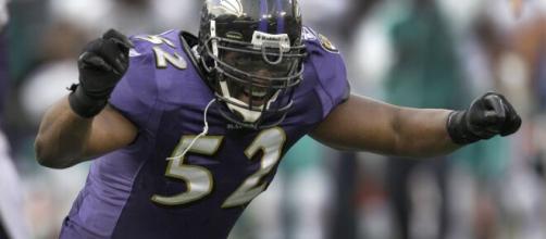 Ray Lewis was a dominant linebacker for the Ravens after starring with Miami. [Image Source: Flickr | Atlanta Falcons]