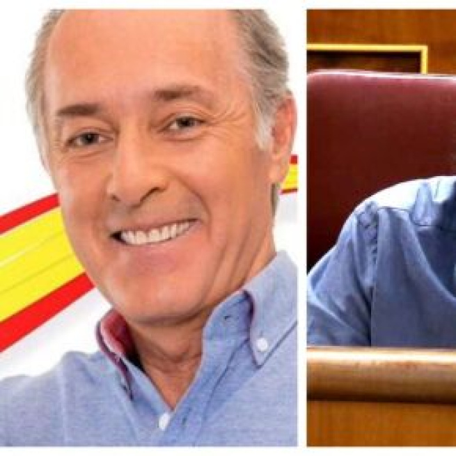 José Manuel Soto y Pablo Iglesias.