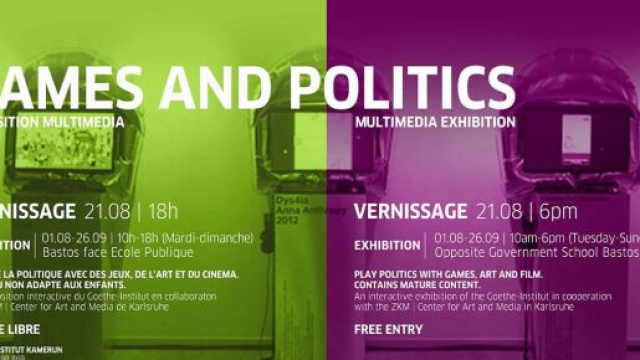 L'exposition 'Game and Politics' du Goethe-Institut Kamerun (c) Goethe-Institut