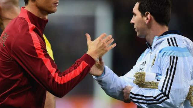 Cristiano Ronaldo e Lionel Messi.