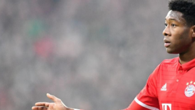 David Alaba, difensore del Bayern Monaco.