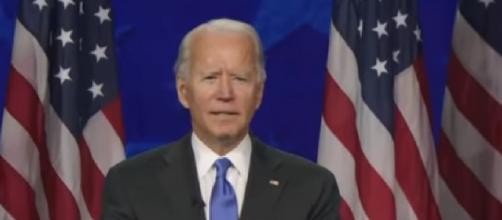 Full speech of Joe Biden at the 2020 DNC. [Image source/NBC News YouTube video]