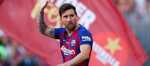 O meia-atacante e capitão do Barcelona, Messi, está deixando o clube. (Arquivo Blasting News)