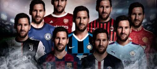 Todas las camisetas, todas. Los clubes de fútbol se ilusionan con el ya ex capitán del FC Barcelona, Lionel Messi.