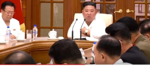 Kim presides over party meeting in North Korea as health speculation swirls. [Image source/INQUIRER.net YouTube video]