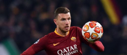 Edin Dzeko, punta bosniaca della Roma.