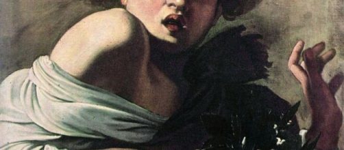 Caravaggio, 'Ragazzo morso da un ramarro'.