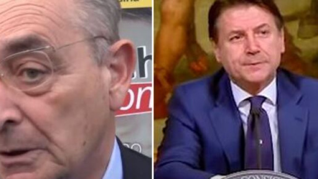 L'avvocato Carlo Taormina e Giuseppe Conte.