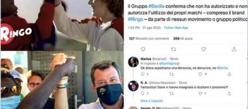 Lega: Salvini riprende lo slogan Ringo 'Uniti si vince', ma Barilla prende le distanze