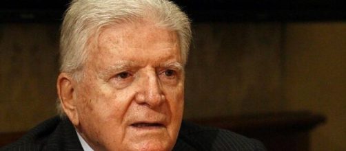 Sergio Zavoli, 96 anni storico volto del giornalismo ed ex presidente Rai.