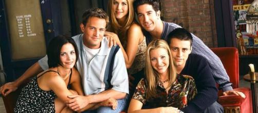 El elenco de la serie estadounidense "Friends"