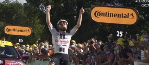 Marc Hirschi, vincitore della dodicesima tappa del Tour de France