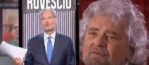 Paolo Del Debbio a Dritto e Rovescio ha attaccato pesantemente Beppe Grillo.