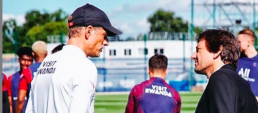 Tuchel et Leonardo discutent du mercato parisien - Photo capture d'écran compte instagram @Parisnolimit