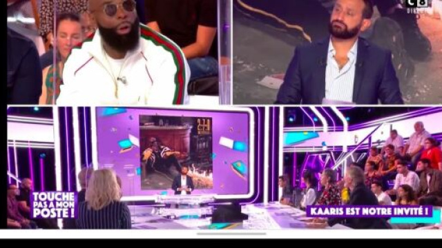 Kaaris était l'invité de "Touche pas à mon poste" pour parler de la sortie de son nouvel album, source : capture - Youtube @canalplus