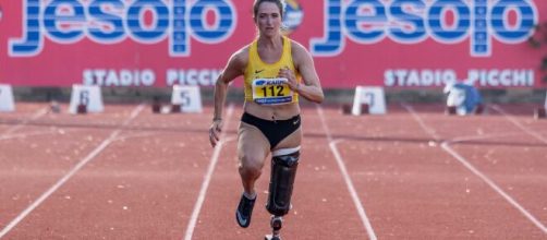 Martina Caironi agli Assoluti di Jesolo (foto Bertolini)