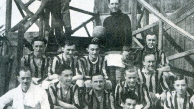 Una foto dell'Inter della stagione 1921/22.