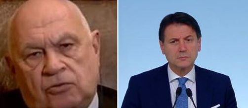 L'ex magistrato Carlo Nordio e Giuseppe Conte.