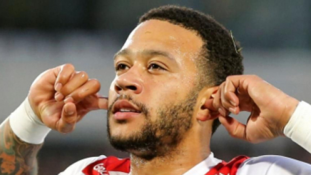 Memphis Depay, punta del Lione.