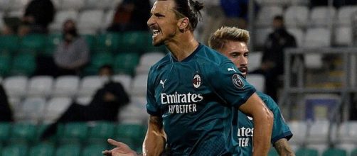Shamrock Rovers - Milan: Ibrahimovic segna il gol che apre le marcature della stagione 2020/2021 foto di:calciomercato.com