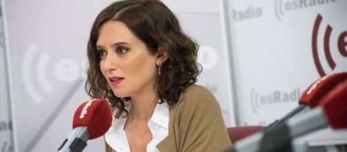 Isabel Díaz Ayuso en el debate sobre el estado de la región, anunció la rebaja del IRPF.