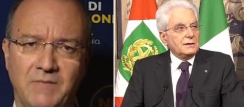 Giuseppe Valditara e il presidente della Repubblica Sergio Mattarella.