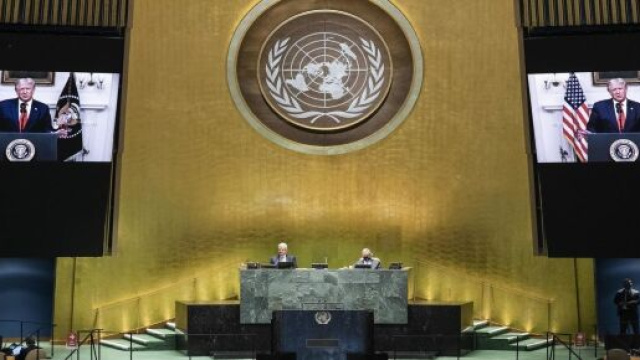 L'assemblée générale de l'ONU à New York, source : capture - Twitter