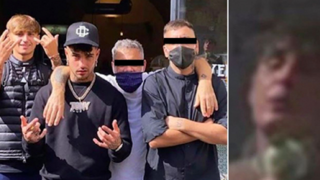 Sick Luke e Tony Effe a sinistra, Side Baby a destra.