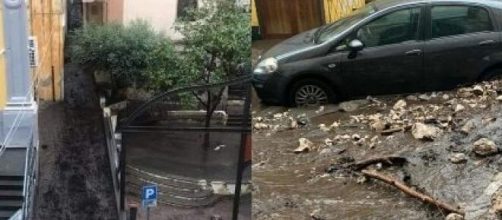 Maltempo, paura a Sarno: fango e detriti nelle case, evacuato il centro storico.