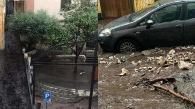 Maltempo, paura a Sarno: fango e detriti nelle case, evacuato il centro storico.