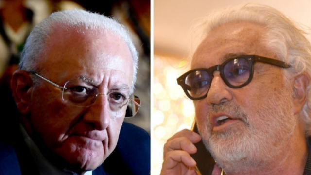 Non è l'Arena: Flavio Briatore critica Vincenzo De Luca.