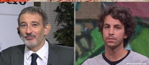 Pietro Senaldi e Mattia Santori ospiti di Dimartedì su La7.