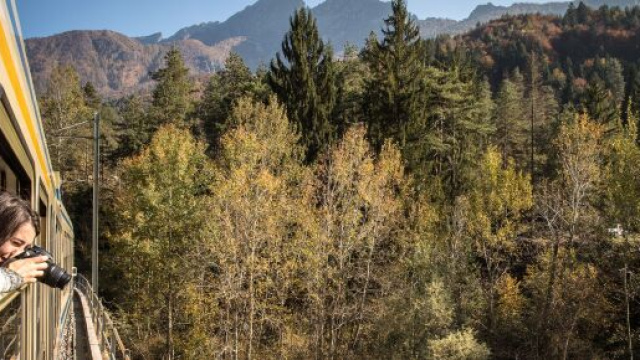 Il treno del foliage, da Domodossola a Locarno.