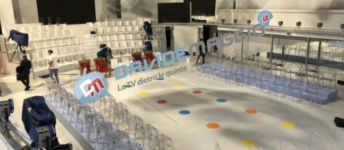 Uomini e donne, davide Maggio pubblica in anteprima le immagini del nuovo studio di Maria De Filippi.